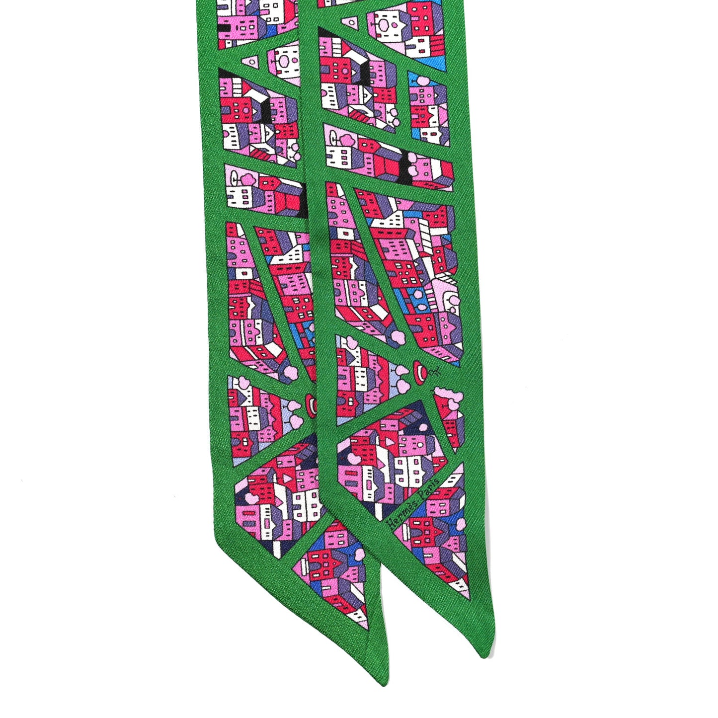 Silk Rive Droite Rive Gauche Twilly Vert Rose Bleu