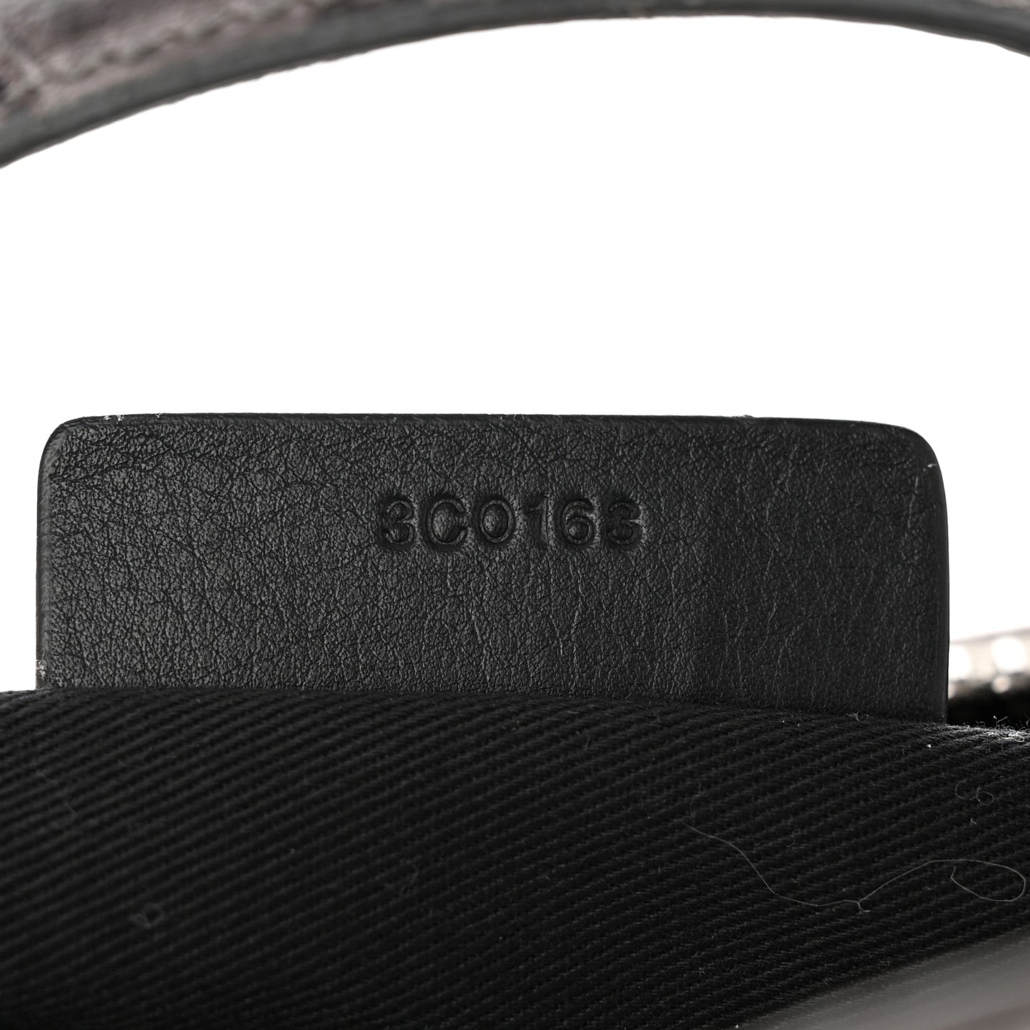 Calfskin Crocodile Embossed 3D Stud Medium Antigona Storm Grey