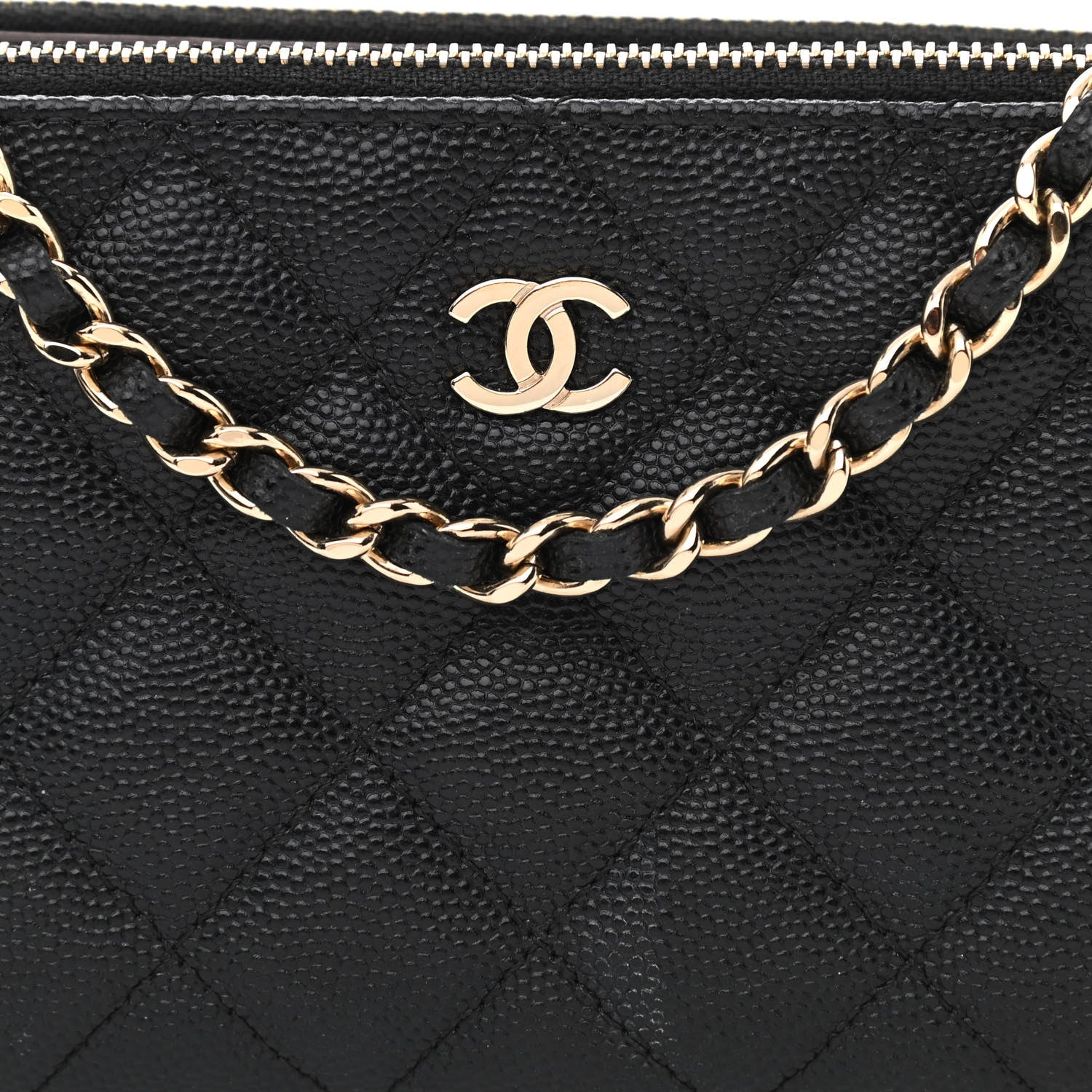 Chanel Caviar Quilted Small Clutch With Chain Black 11 of 14