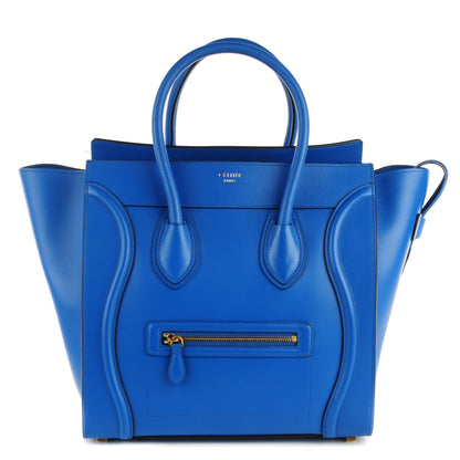 Celine Palmelato Calfskin Mini Luggage Electric Blue 1 of 8