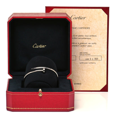 Cartier 18K White Gold Juste Un Clou Bracelet 16 5 of 5