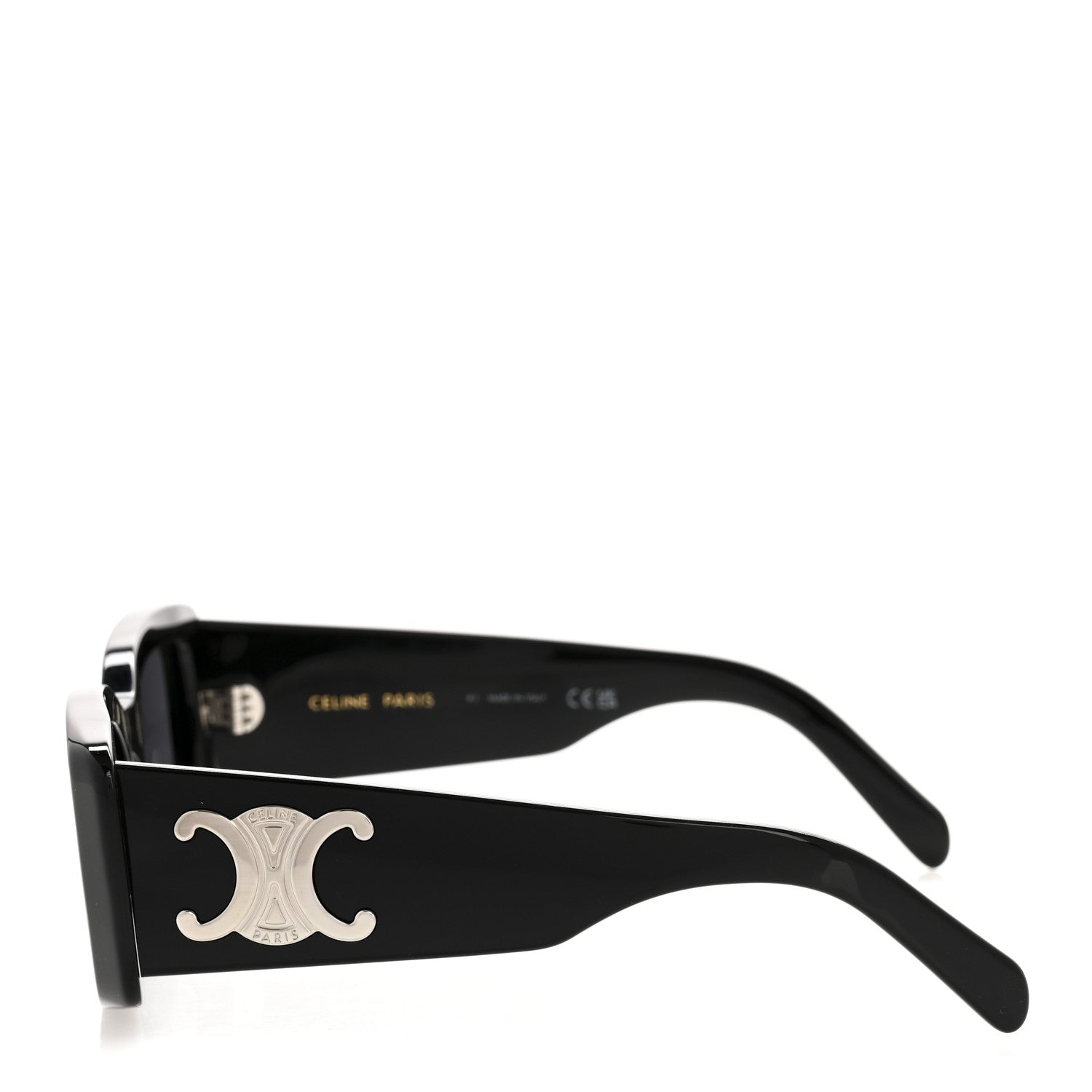 Celine Acetate Triomphe XL 01 Sunglasses CL40282U Black 3 of 8