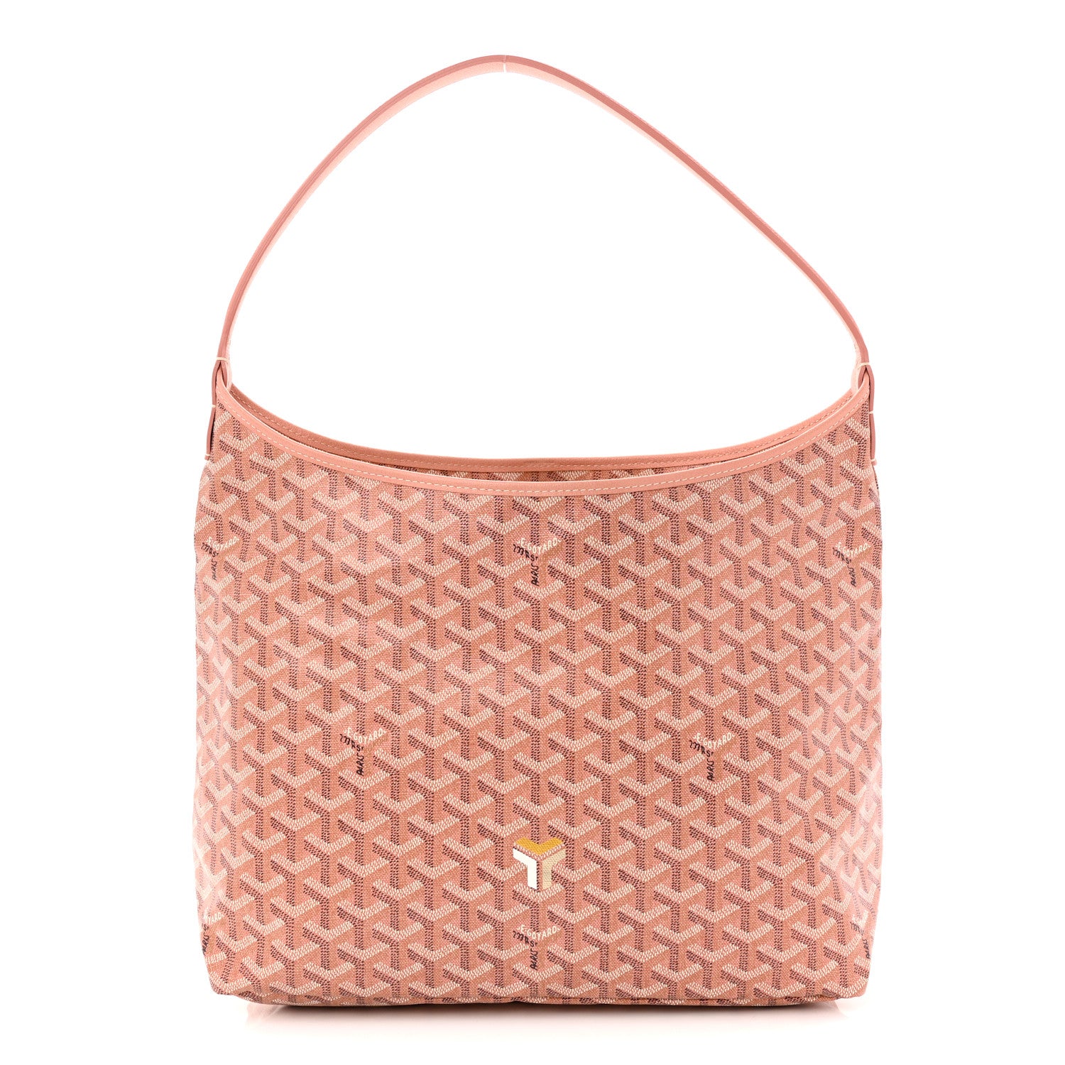 Goyard Iridescent Goyardine Boheme Hobo Pearly Coral 1 of 11