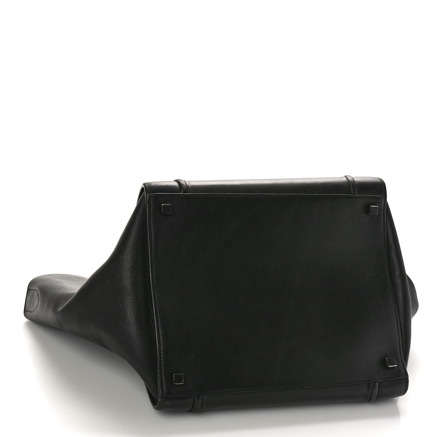 Celine Supple Calfskin Medium Phantom Luggage Black 4 of 12