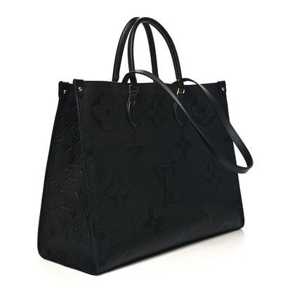 Louis Vuitton Empreinte Monogram Giant Onthego GM Black 3 of 13