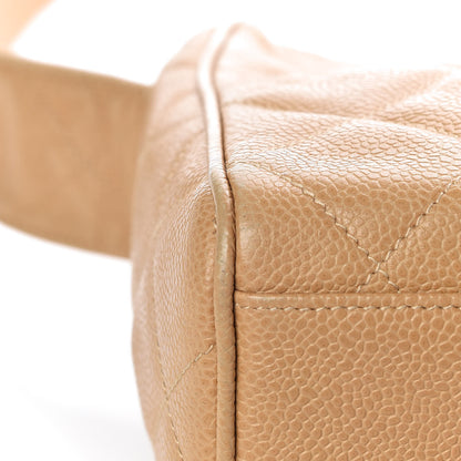 Chanel Caviar Quilted Flap Shoulder Bag Beige 13 of 13
