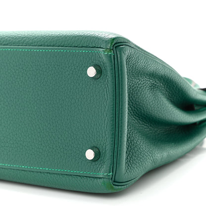 Hermes Taurillon Clemence Kelly Retourne 28 Malachite 10 of 14