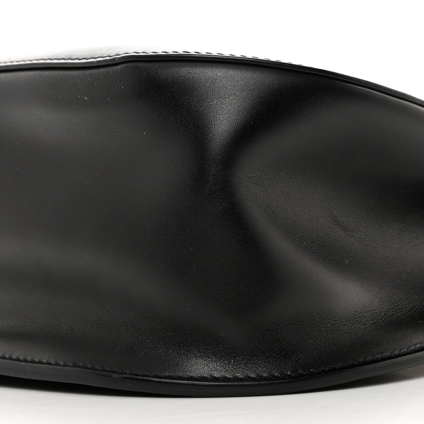 Smooth Calfskin Hunting Bag 11 Black