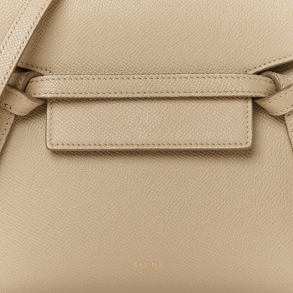 Celine Grained Calfskin Nano Belt Bag Light Taupe 8 of 10