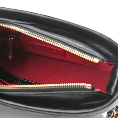 Chanel Aged Calfskin Quilted Small Gabrielle Hobo Black 5 of 10