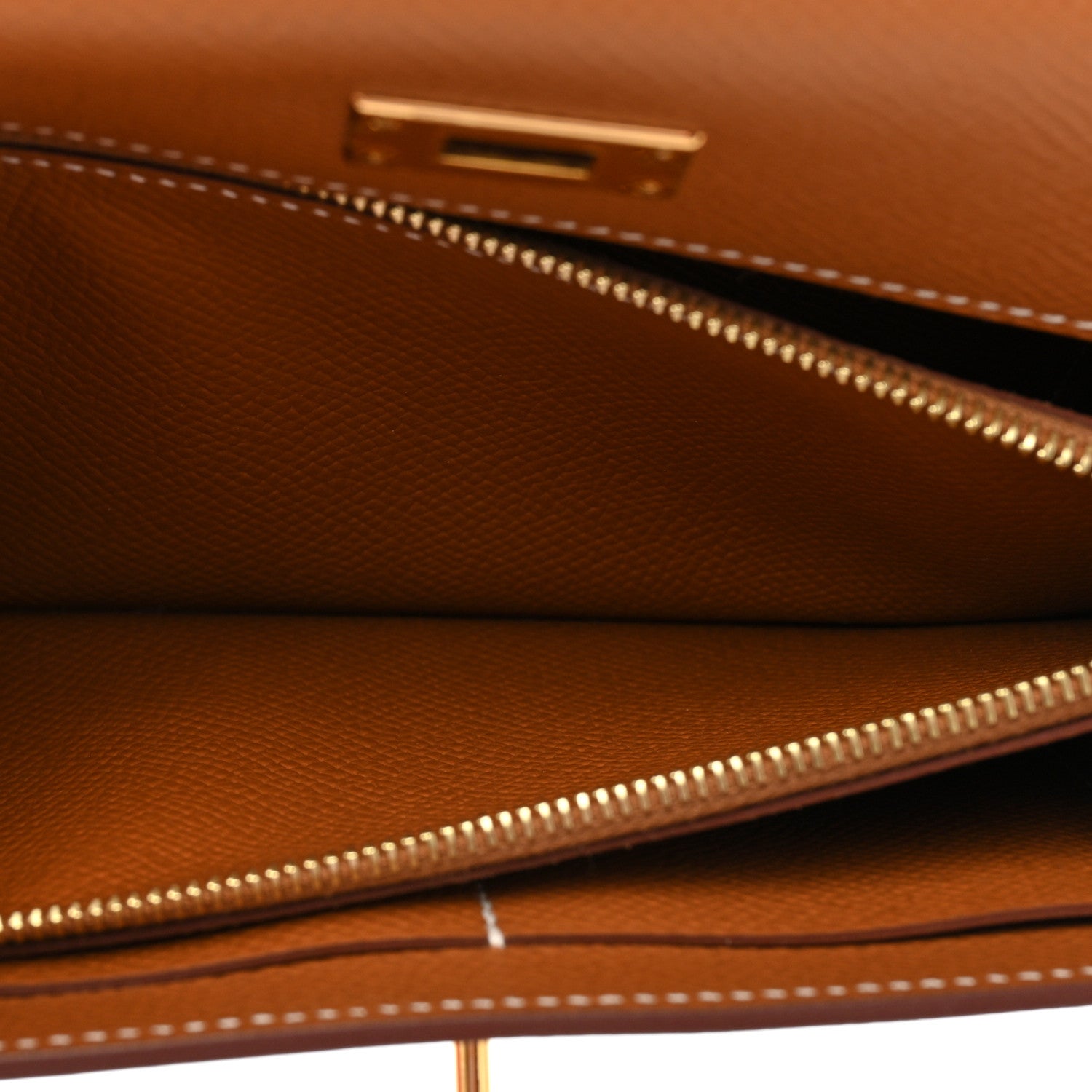 Hermes Epsom Kelly Wallet To Go Gold 6 of 10