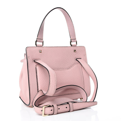 Valentino Garavani Pebbled Calfskin Small Joylock Satchel Loto 3 of 9