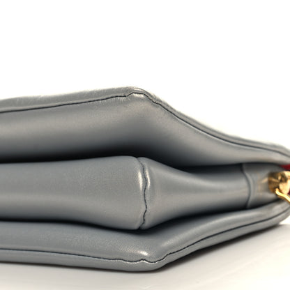 Louis Vuitton Lambskin Embossed Monogram Coussin PM Silver 11 of 11