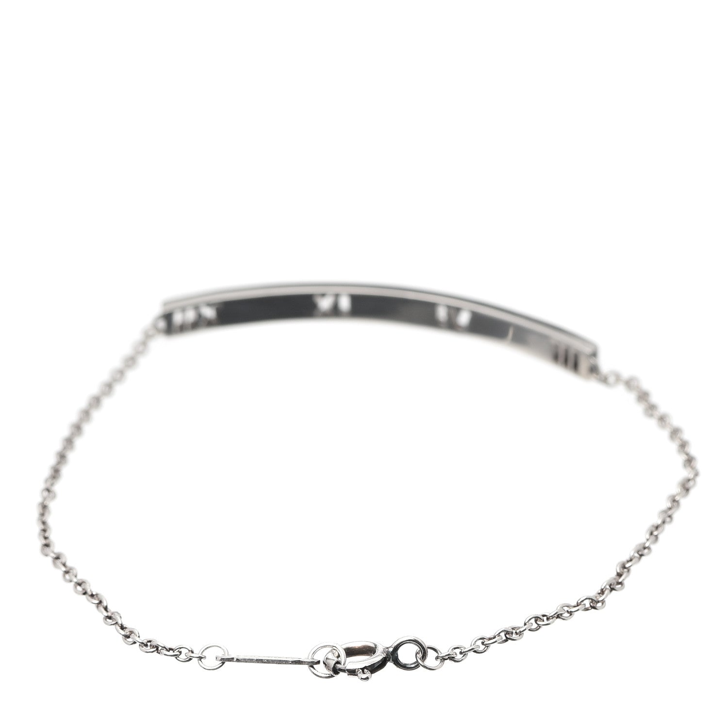 Tiffany Sterling Silver Atlas Bar Pierced Bracelet 3 of 6