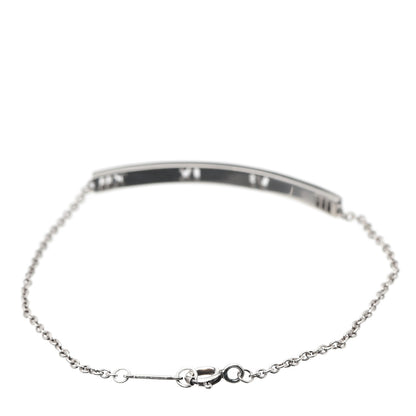 Tiffany Sterling Silver Atlas Bar Pierced Bracelet 3 of 6