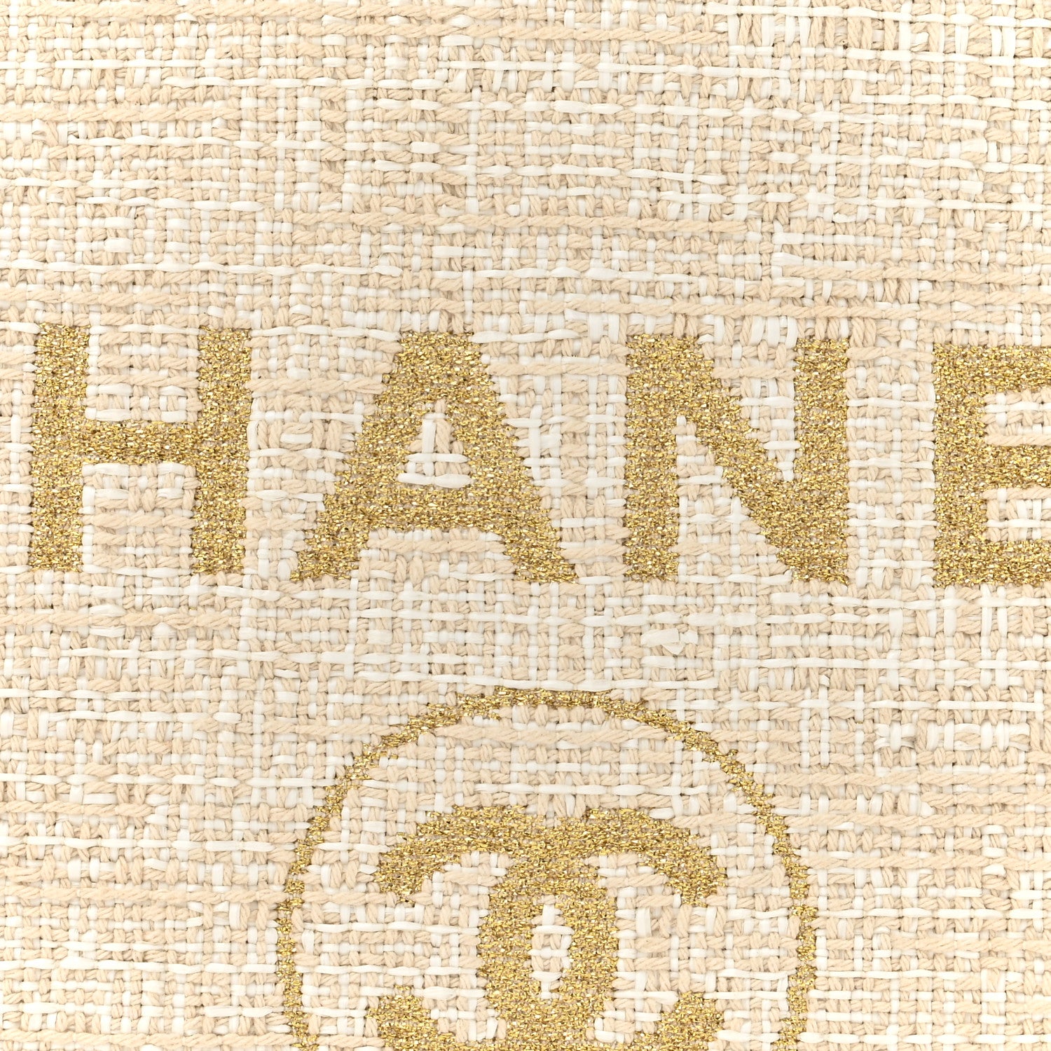 Chanel Lurex Boucle Small Deauville Tote Ivory 8 of 10