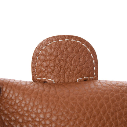 Hermes Taurillon Clemence Evelyne III PM Gold 6 of 8