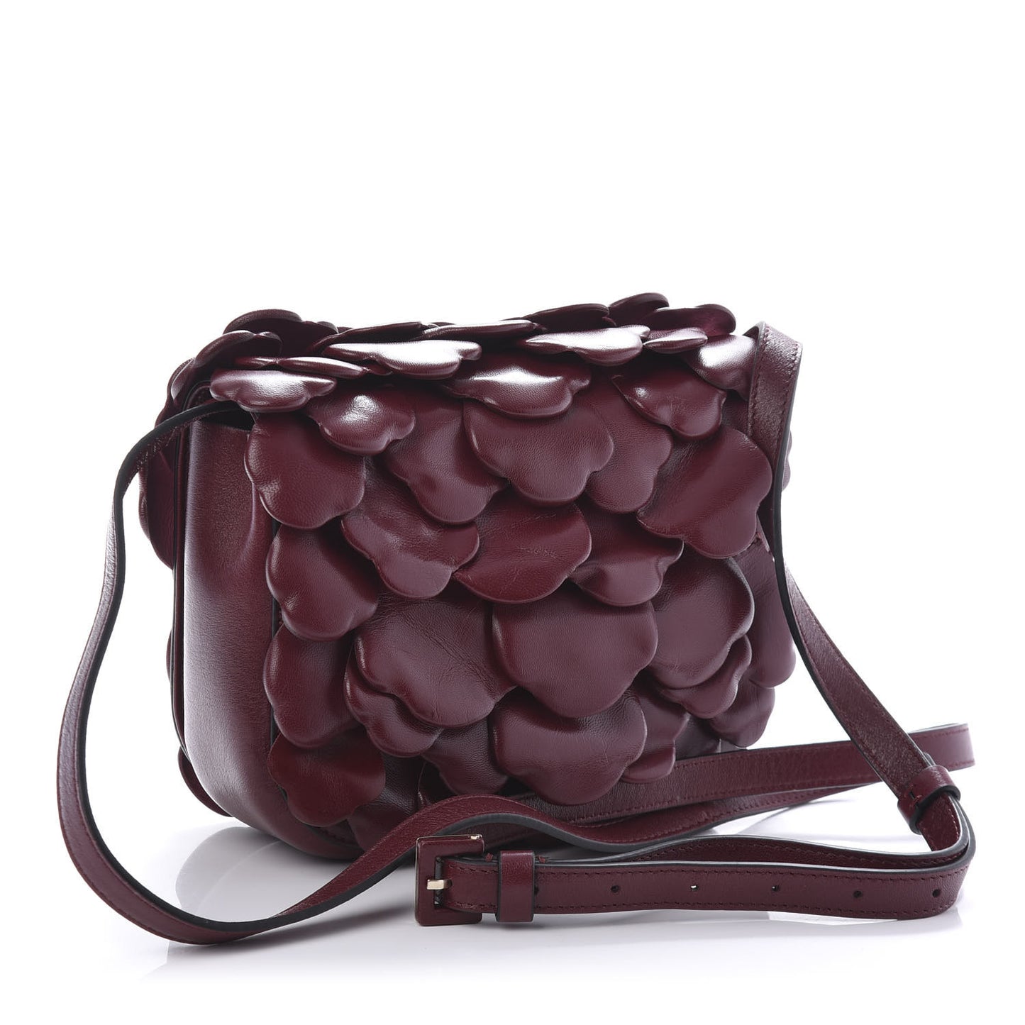 Nappa Atelier 03 Rose Edition Small Flap Crossbody Bag Cerise