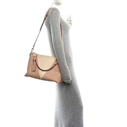 Louis Vuitton Empreinte V Tote MM Beige Rose Creme 2 of 9