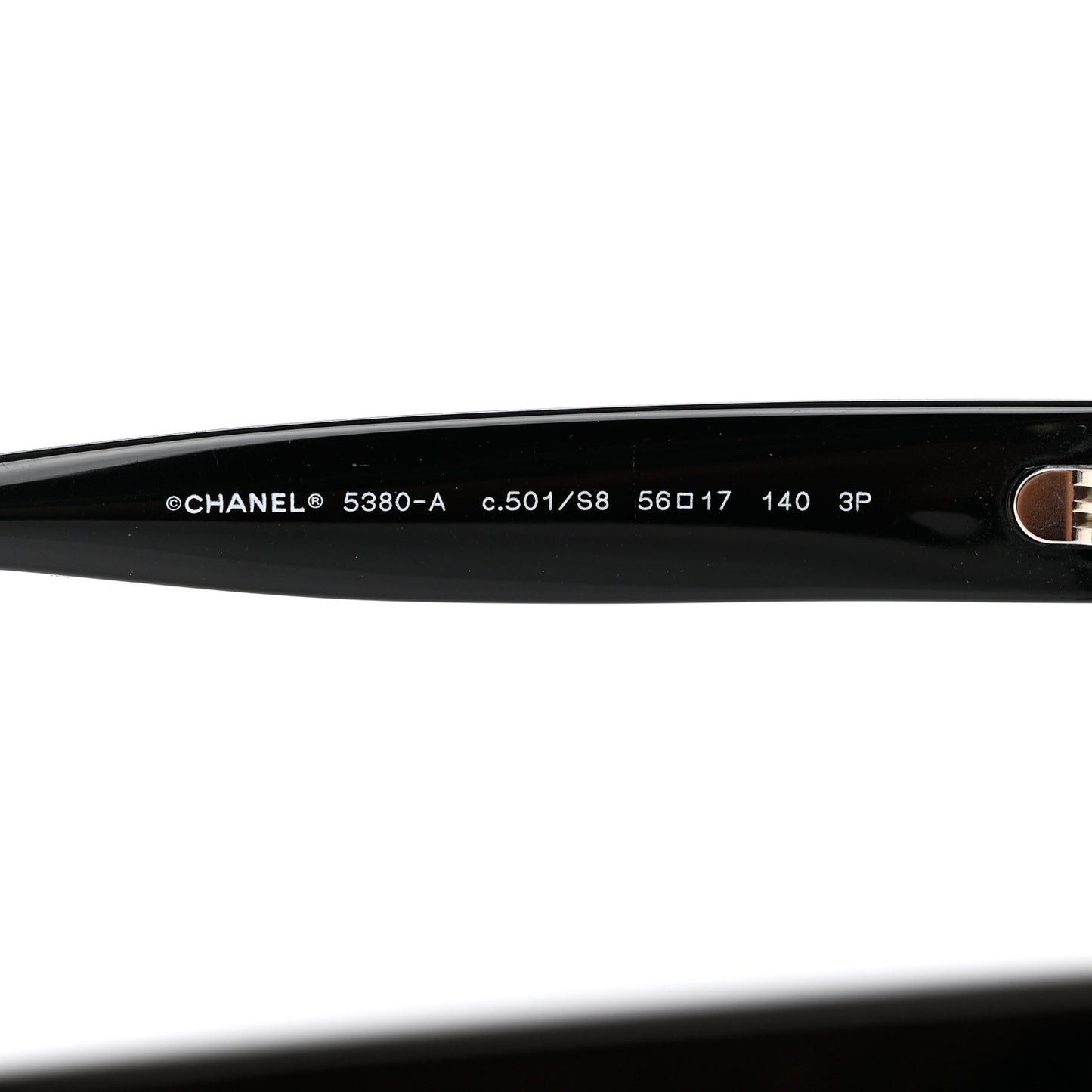 Acetate Polarized Square CC Sunglasses 5380 Black