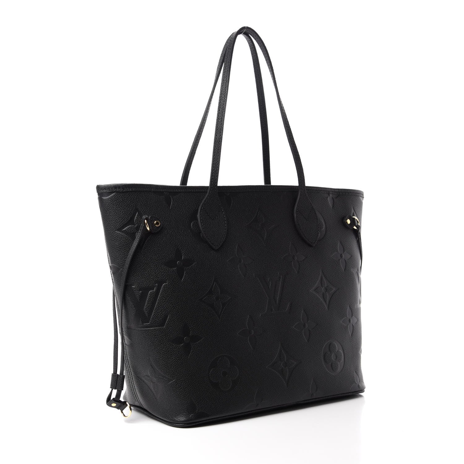 Louis Vuitton Empreinte Monogram Giant Neverfull MM Black 3 of 9