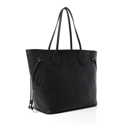 Louis Vuitton Empreinte Monogram Giant Neverfull MM Black 3 of 9