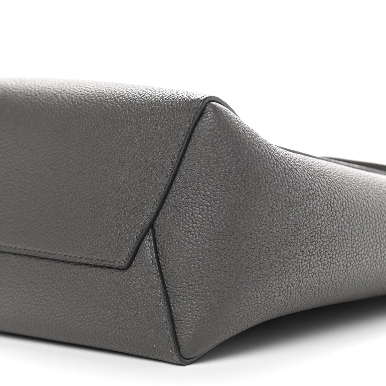 Celine Soft Grained Calfskin Small Sangle Bucket Bag Grey 9 of 22