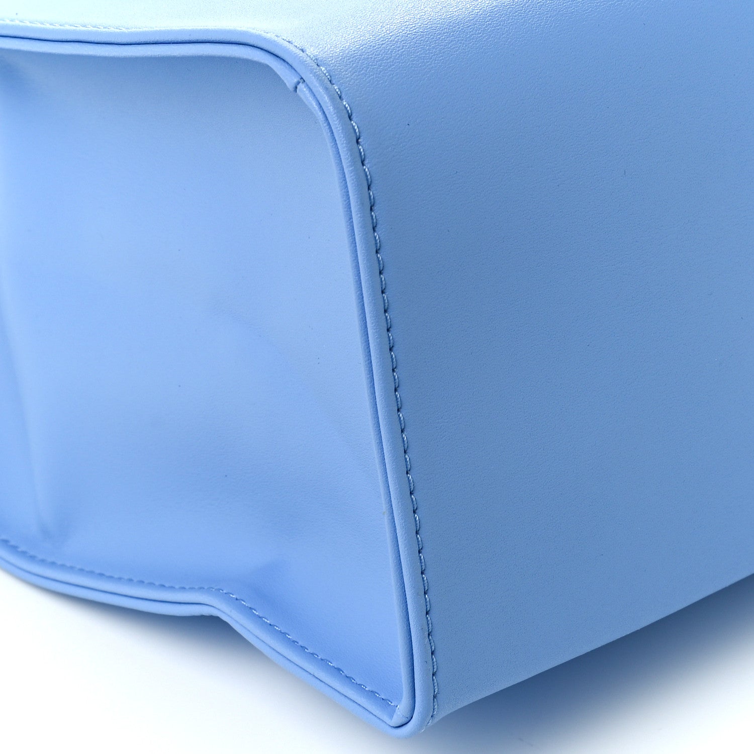 Telfar Vegan Leather Medium Shopping Bag Cerulean 9 of 11