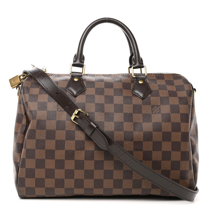 Louis Vuitton Damier Ebene Speedy Bandouliere 30 1 of 10