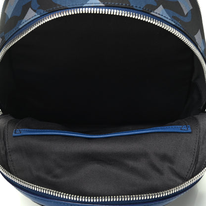 MCM Nylon Camo Dieter Small Backpack Estate Blue 4 of 4