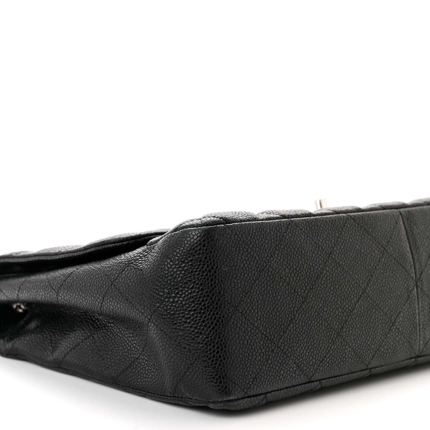 Caviar Quilted Jumbo Single Flap Black