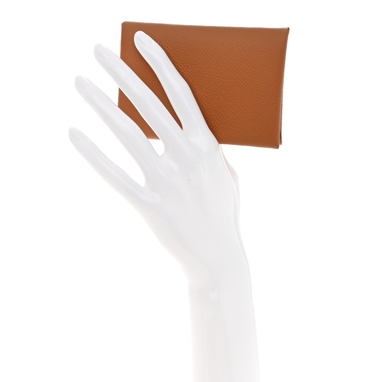 Hermes Epsom Verso Calvi Duo Card Case Gold Vert Fizz 2 of 8