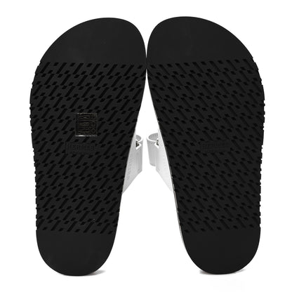 Hermes Calfskin Womens Chypre Sandals 35.5 White 5 of 9
