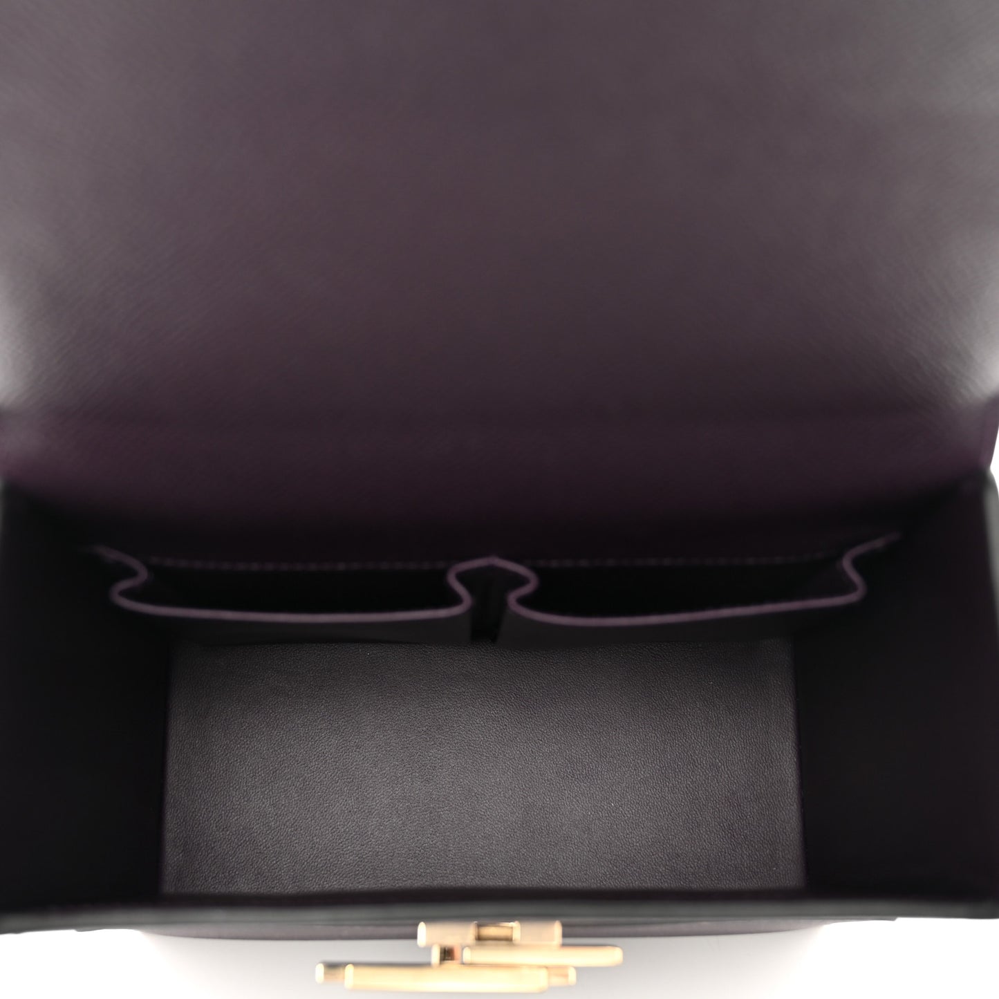 Epsom Cinhetic Boxy Top Handle Bag Raisin