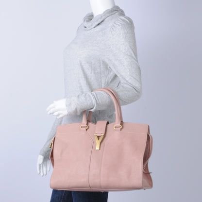 Saint Laurent Leather Medium Cabas Chyc Pink 2 of 8