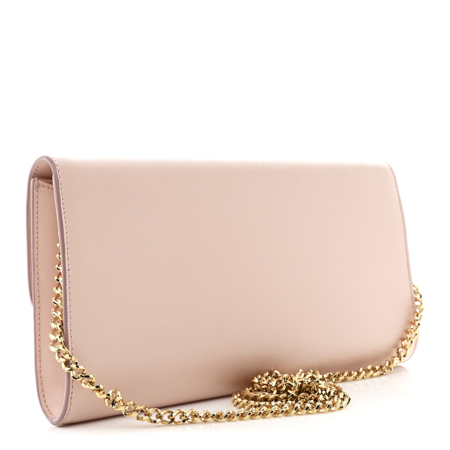 Calfskin Gancini Liberty Chain Clutch Bonbon