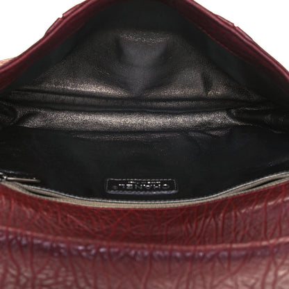 Chanel Distressed Lambskin Lady Braid Flap Burgundy 4 of 11