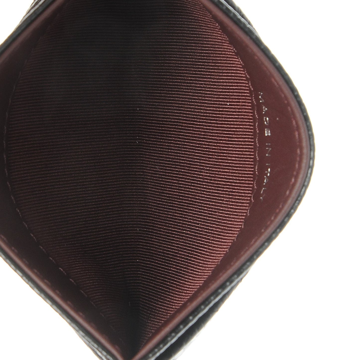 Caviar Quilted Card Holder Black