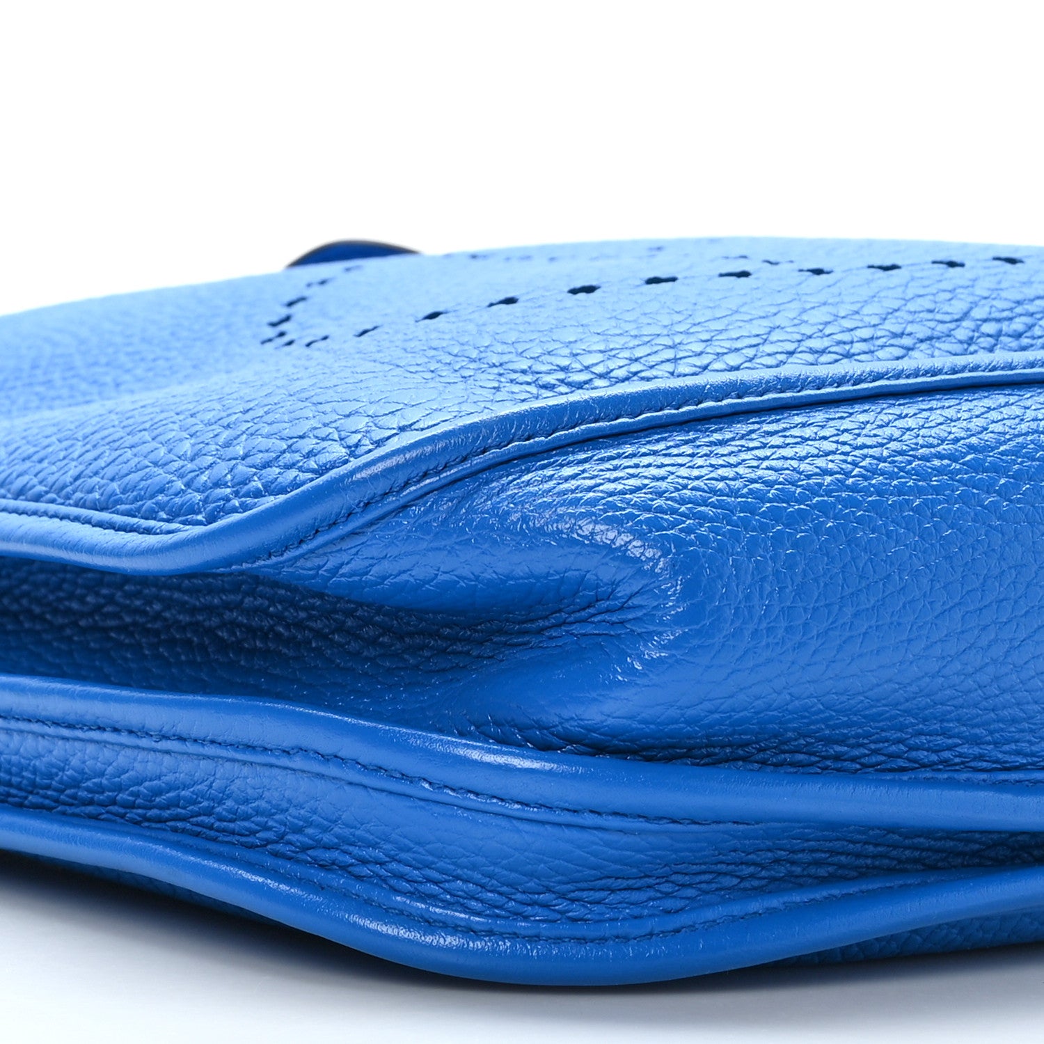 Hermes Taurillon Clemence Evelyne III PM Bleu Hydra 8 of 10