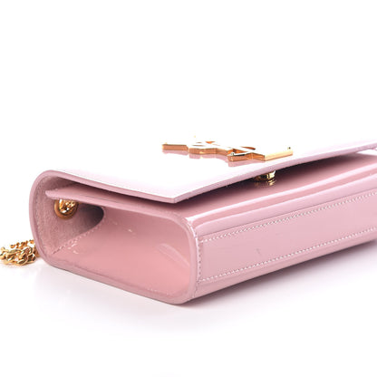 Saint Laurent Patent Small Classic Monogram Kate Satchel Dragee 9 of 10