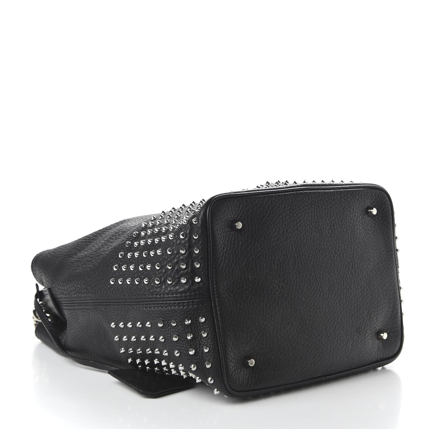 Calfskin Studded Medium Susanna Hobo Black