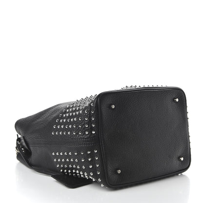 Burberry Calfskin Studded Medium Susanna Hobo Black 4 of 9