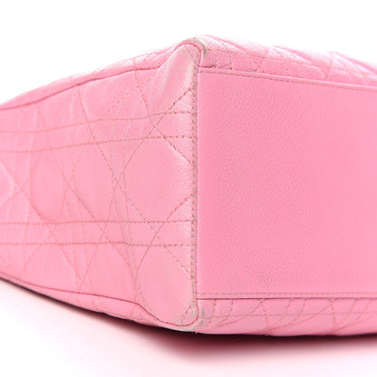 Christian Dior Grained Calfskin Cannage Medium Lady Dior Pink 24 of 29