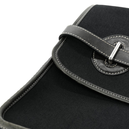 Hermes Toile Officier Buenaventura Briefcase Black 22 of 23
