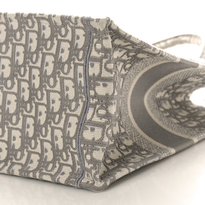 Christian Dior Oblique Medium Book Tote Grey 8 of 9