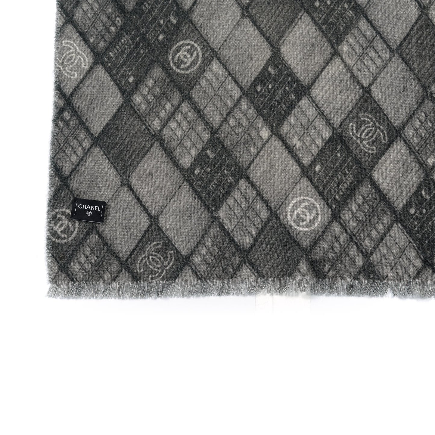 Cashmere CC Scarf Grey