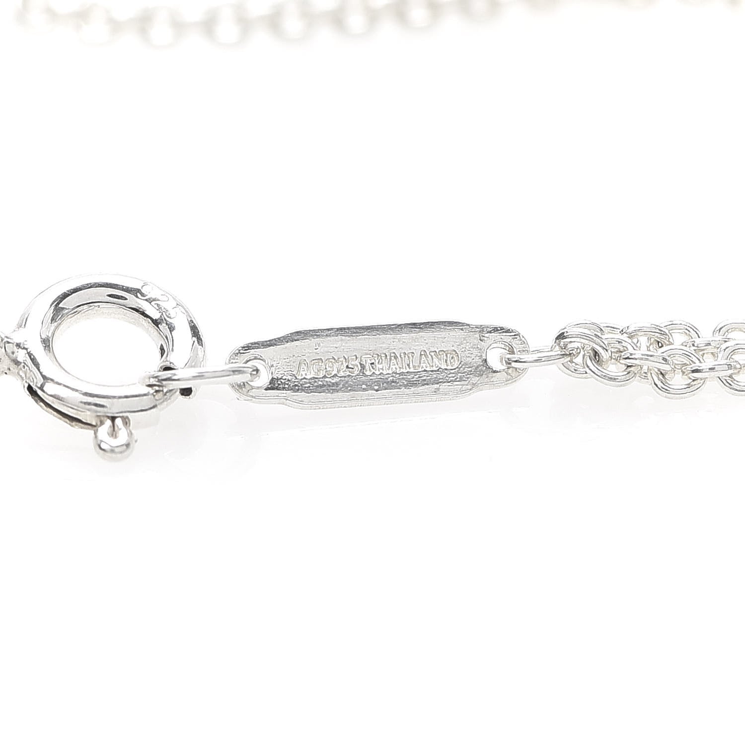Tiffany Sterling Silver Infinity Double Chain Bracelet 4 of 5