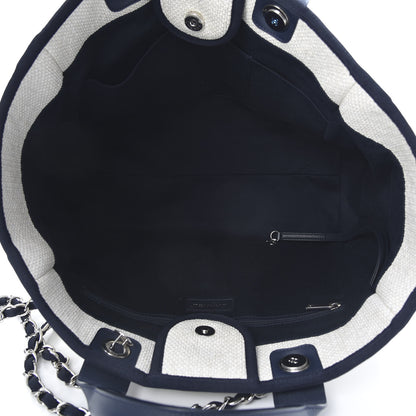 Chanel Canvas Medium Deauville Tote White 5 of 10