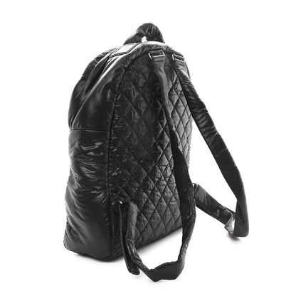 Chanel Nylon Quilted Coco Cocoon Backpack Black 3 of 14