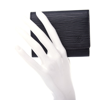 Louis Vuitton Epi Business Card Holder Black 2 of 8